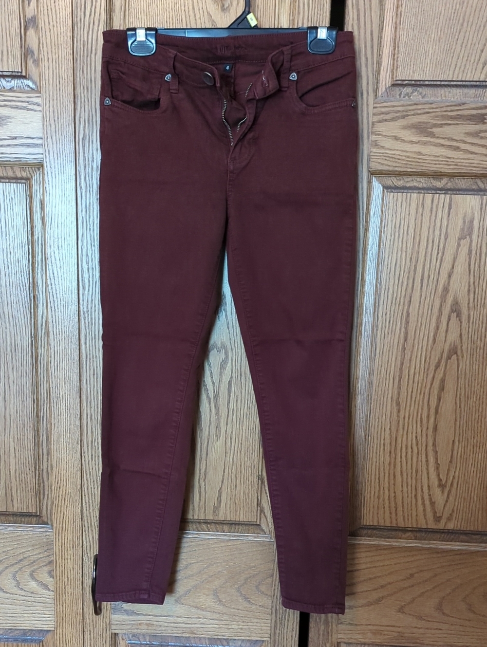 Women's Slim Fit Brown Jeans